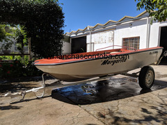 Bote Pescador Campanili Mod Maratón Dorado 80 + Trailer