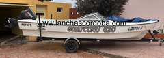 Lancha con motor y trailer modelo Guaycuru 630